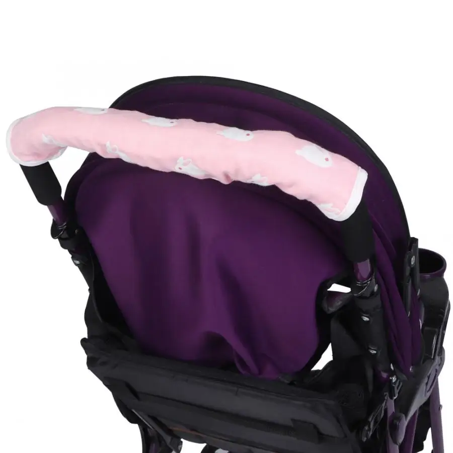 

Cotton Baby Strollers Handle Cover Soft Sweat Absorbent Protective Handle Cover Pad Pushchair Carriage Accessory