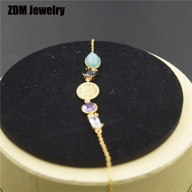 Pulsera plata 925 браслет медведь для женщин - Окраска металла: 712321560 17.5cm