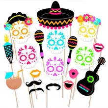 Гавайские вечерние реквизит мексиканские вечерние карнавальные Подставка под фото в настоящее время доступны оптом