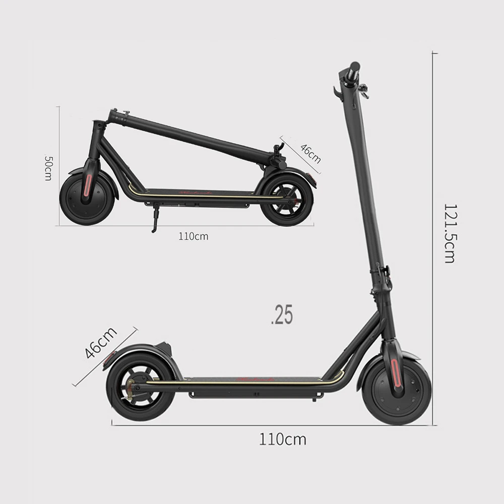 Self Balance Foldable Lightweight 36V 7AH Aluminum Alloy Electric Lightweight Scooter Hoverboard