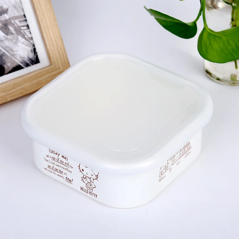 

Подарочная эмалированная коробка для хранения свежести с крышкой, банка для хранения свежести, Фарфоровая коробка для сохранения свежести