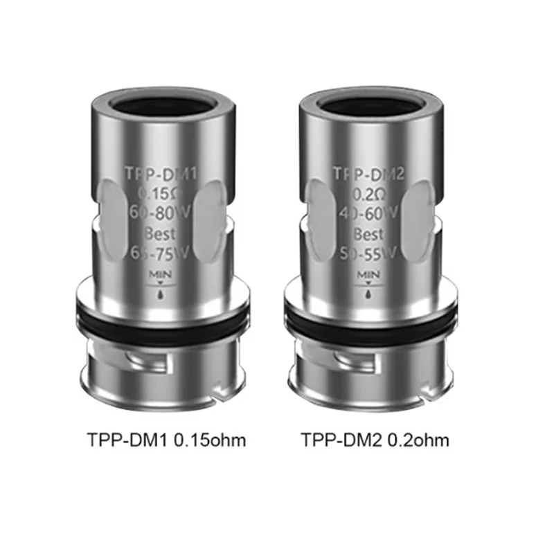 VOOPOO TPP DM1 DM2 Mesh Coil 0.15ohm Resistance DL Heating 80-100W for Drag 3 X S Plus Pro 3pcs/pack | Электроника