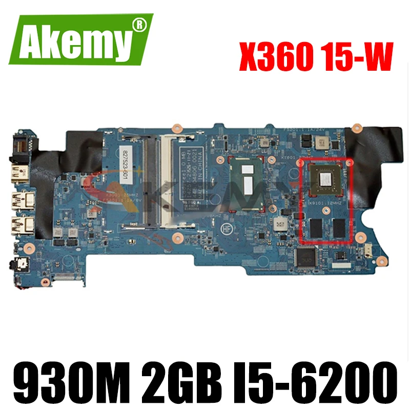 best gaming motherboard for pc FOR HP x360 15-W Laptop Motherboard 448.06203.0011 811099-601 811099-501 811099-001 W/ 930M 2GB i5-6200 100% working good pc motherboard