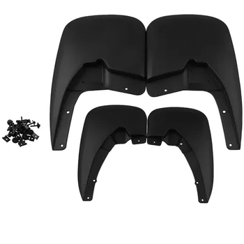 

4 Piece Front & Rear Splash Guard Mud Flaps Guards for Dodge Ram 1500 2009-2018 ,2010-2018 Ram 2500/3500 Trucks, Black