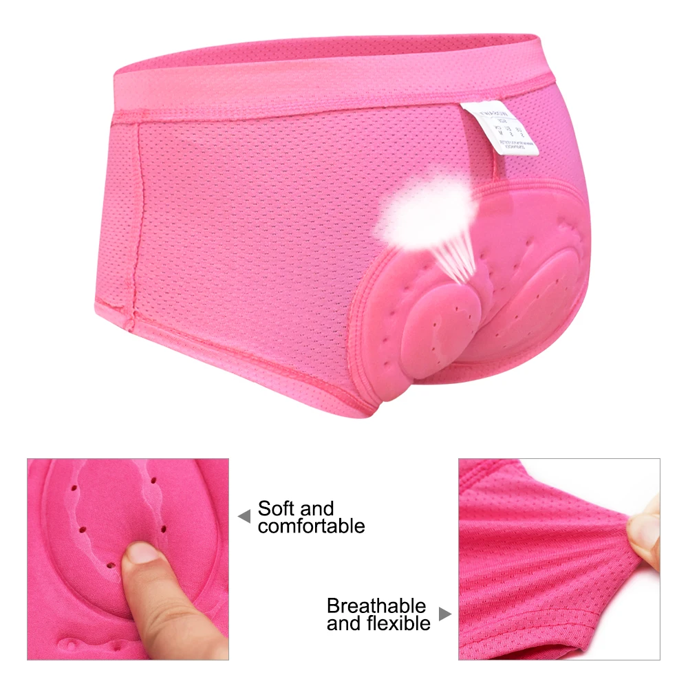 ladies padded cycling underwear