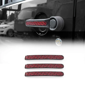 

Car Door Grab Handle Inserts Cover Trim for Jeep Wrangler JK & Unlimited 2007-2017 2 Door (Red)