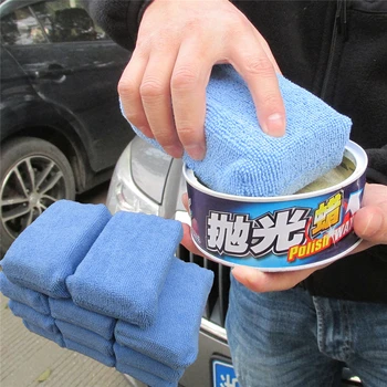 

Car Cleaning Waxing Polishing Sponge Block Car Wash Microfiber Terry Cloth Box Polished Maintenance Tools Accessories