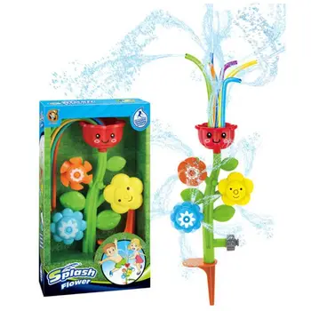 

Kids Flower Sprinkler Water Spray Toy for Lawn Yard Splash Outdoor Summer Fun Gift