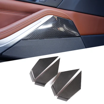 

4 Pcs Real Carbon Fiber For BMW X5 G05 X7 G07 2019 2020 Car Interior Door Decorative Panel Trim Car Accessories