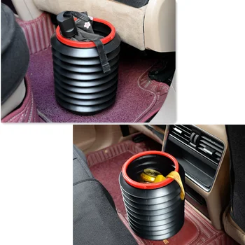 

high quality Car styling fold trash bucket for megane 2 trafic mercedes w211 audi a6 bmw m audi a3 8v seat arosa