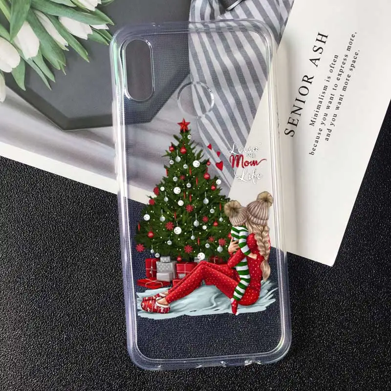 С Новым Годом Веселый Чехол для телефона с рождественским рисунком для huawei p30 p10 p20 lite mate 20 p30 p20 PRO Чехол для samsung A30 A5 S10 E S6