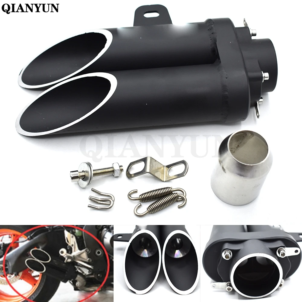 

Universal 51mm motorcycle exhaust muffler tube stainless steel For KTM Duke 200 390 125 RC125 RC200 RC390 125Duke RC8 RC8R