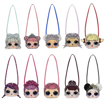

LOL surprise dolls Original mochila bag cartoon Small bag One shoulder fashion cute Daily use backpack for girl's gift 50CM