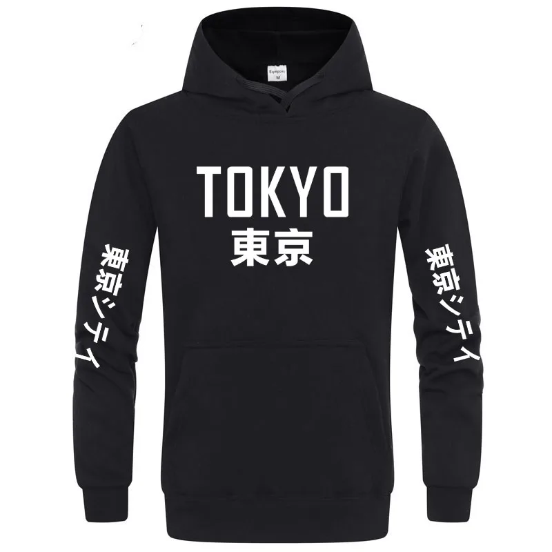 

New Japan Harajuku style sweater Tokyo Metropolitan Print Pullover Sweatshirt Hip Hop Street Clothing S-2XL Large Size Clothes