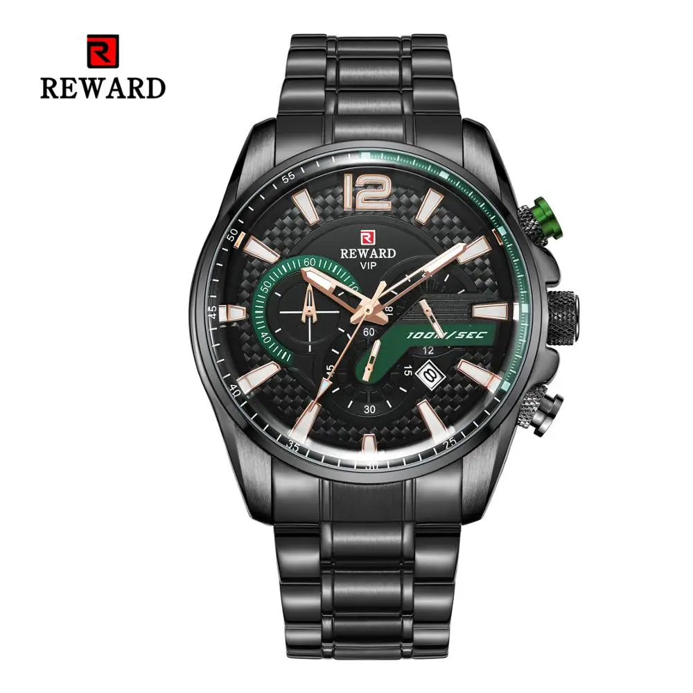 Relojes Para Hombre, брендовые модные светящиеся водонепроницаемые кварцевые часы, Роскошные мужские часы из нержавеющей стали, мужские деловые часы - Цвет: black