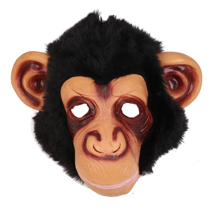 

Halloween Mask Animal Mask Latex Gorilla Cosplay Props Masquerade Monkey King Costume Realistic Headgear Party Mask Role Playing