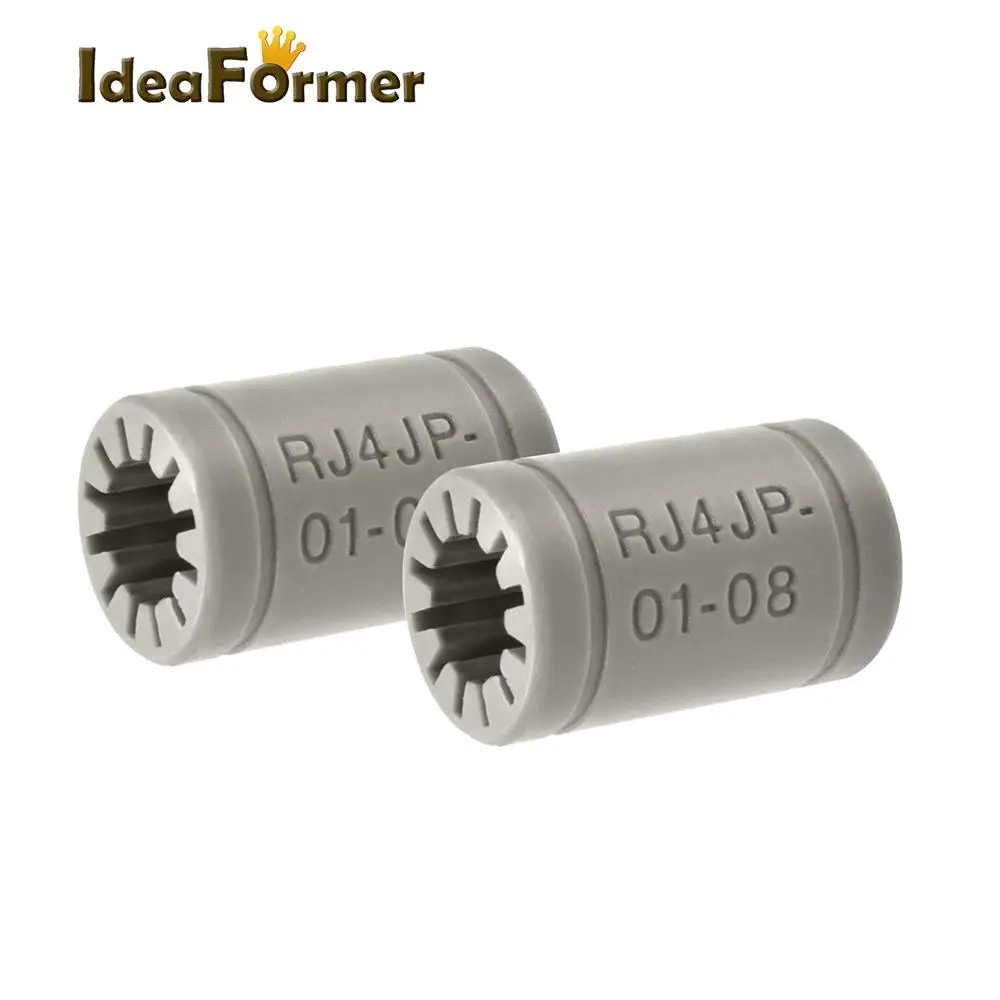 RJ4JP 01 08 10 шт. пластиковые LM8UU 8 мм линейные шарики baearing втулка для 3D принтера cnc Reprap