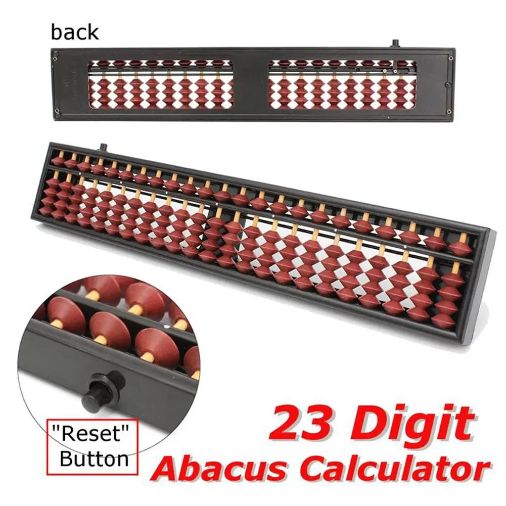 23 знака пластиковый Abacus арифметические счеты соробан детский инструмент для