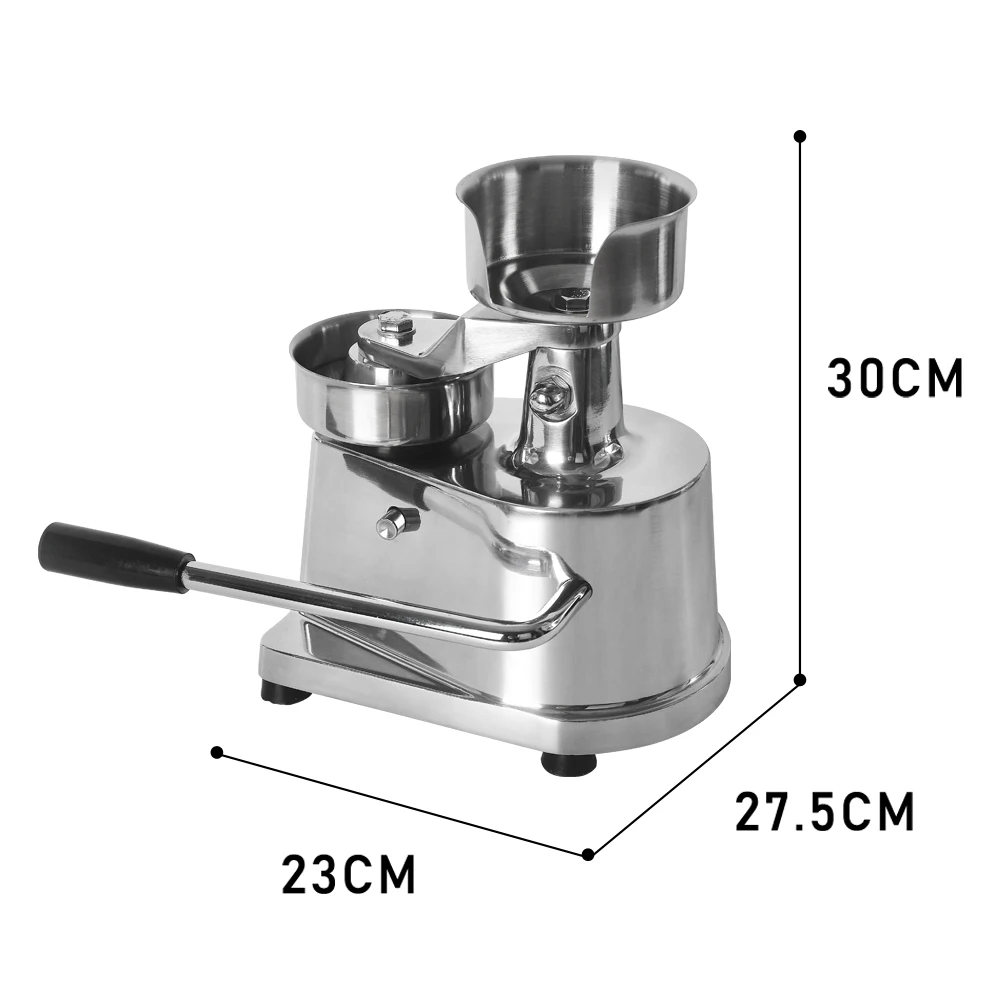  Burger Patty 100-150mm Manual Hamburger Press Maker Burger Forming Machine Round Meat Shape Process - 32839148086