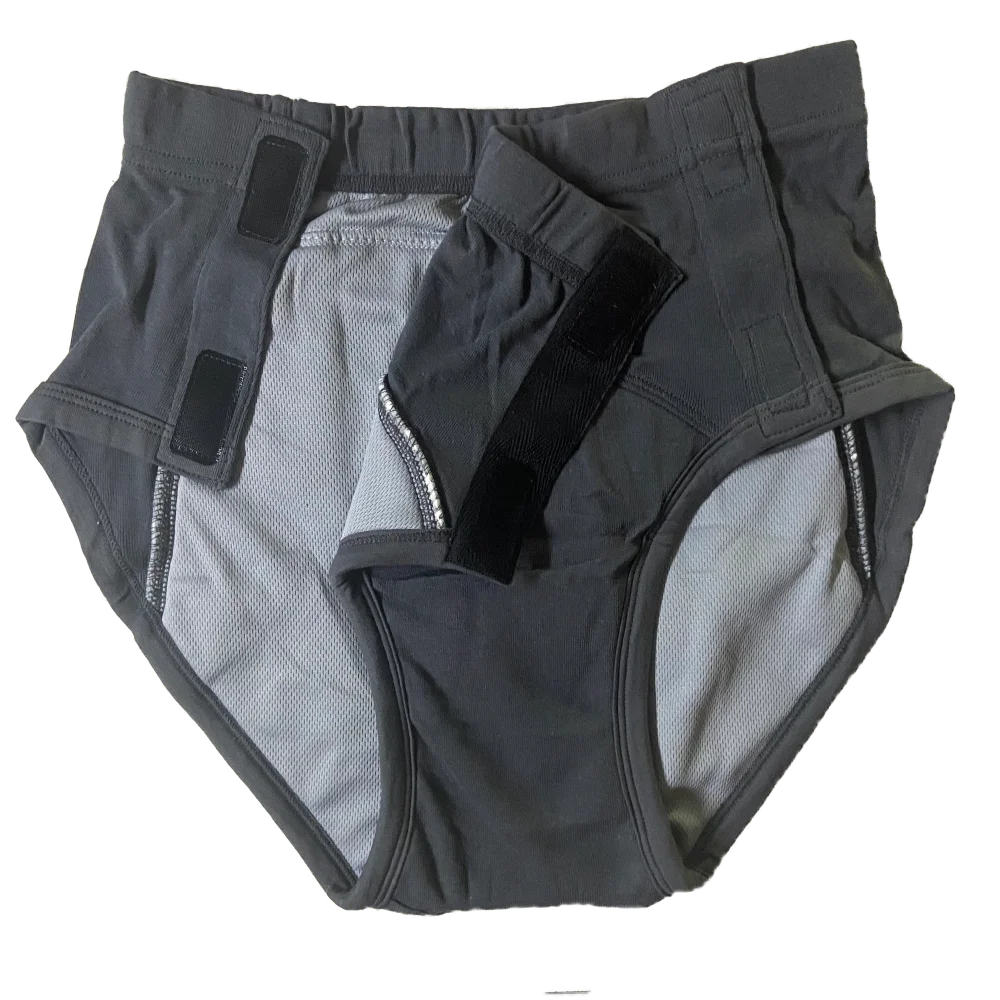 Men's Washable Urinary Incontinence Underwear With Velcro, Easy To Put