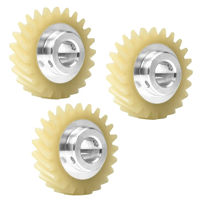 3Pcs Mixer Worm Gear Replacement Part For Whirlpool & Kenmore Mixers