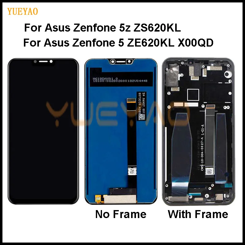 Lcd For Asus Zenfone 5z Zs6kl Lcd Display With Frame For Zenfone 5 Ze6kl Lcd Screen Digitizer Replacement Parts Mobile Phone Lcd Screens Aliexpress
