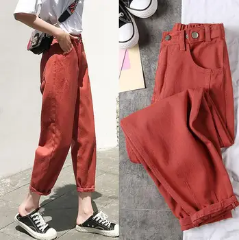 

Women Jeans Pants Spring 2020 Black Boyfriends Jeans For Women Loose Harem Jeans Denim Pants Trousers Summer Women's Jeans