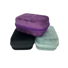 

5 Colors Essential Oil Case 12 slots 15ml Velvet Storage Bag for DoTERRA Essential Oil Bottles Holder Carrying Hanging Organizer