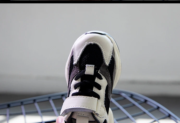 RUMRAM Kids Shoes For Girl Boy Winter Autumn Summer Genuine Leather Air Mesh Breathable Fashionable Walking School Shoes Kids  (20)