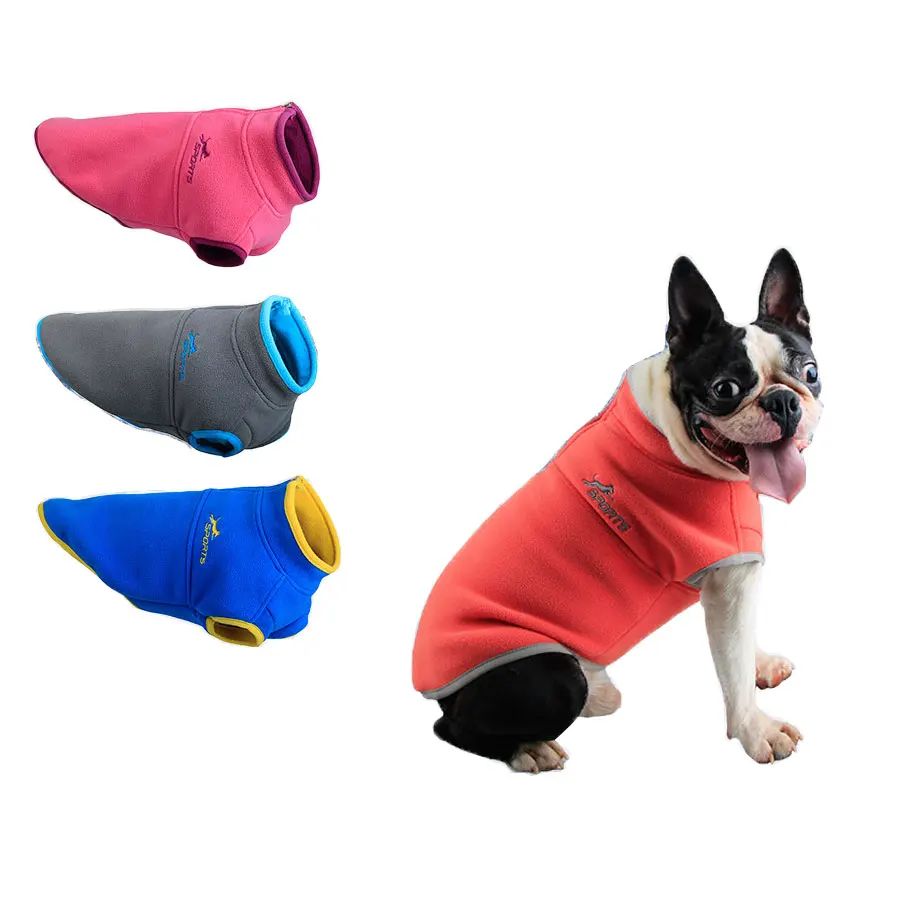 

Dog Winter Clothes Coat French Bulldog Pet Clothes Jacket Small Dogs Pets Clothing for Small Medium Dog Bulldog Blue Pink