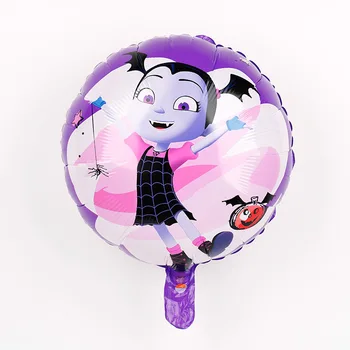 

10pcs 18inch New Vampire Girl Balloons Birthday Anniversaire Party Halloween Horror Decorations Ballons Kids Toy Globos