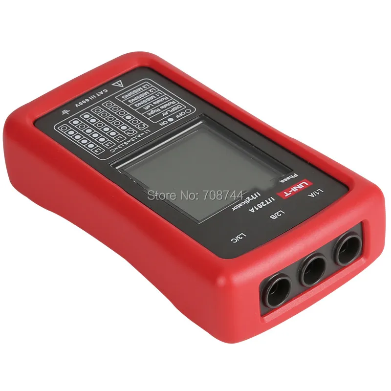 UNI-T UT261A индикатор фазовой последовательности и вращения двигателя; индикатор фазовой последовательности, переменный ток 40-690 В