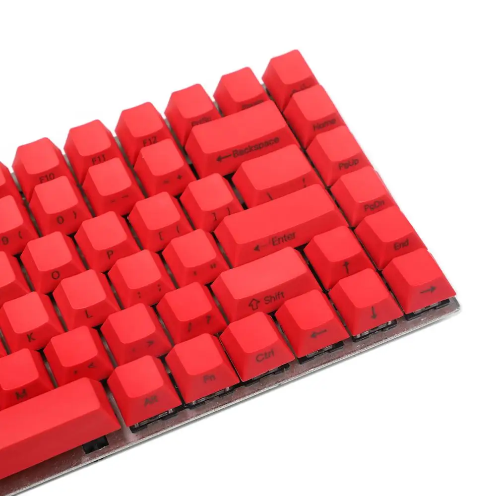 YMDK OEM профиль толстый PBT 84 боковая печать клавиши колпачки для MX механическая