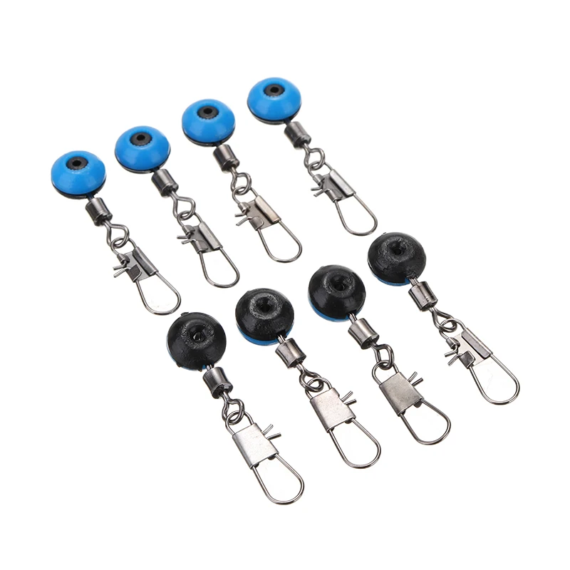 20pcs/lot Fishing Line Sinker Slides Slip Clips Fishing Swivels Shank