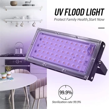 

UV Ultraviolet Germicidal Disinfection Sterilization Light Waterproof 50LEDs Led Lamp Bulb Ultraviolet Lamps Uv Sterilizer Light