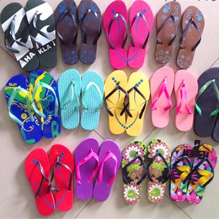 

Home Sandals Stall Flip-flops Summer Sandals 5 Yuan Model Wandering Peddler Product Street Vendor Goods