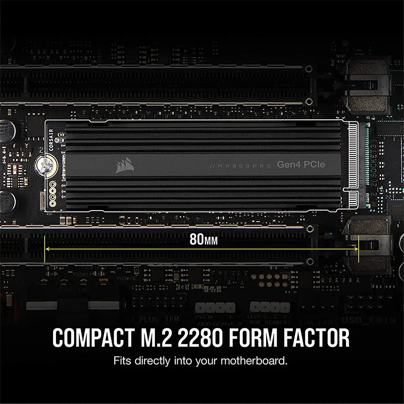 CORSAIR MP600 PRO LPX 1TB/2TB Gen4 PCIe x4 NVMe M.2 SSD 2280 - AliExpress