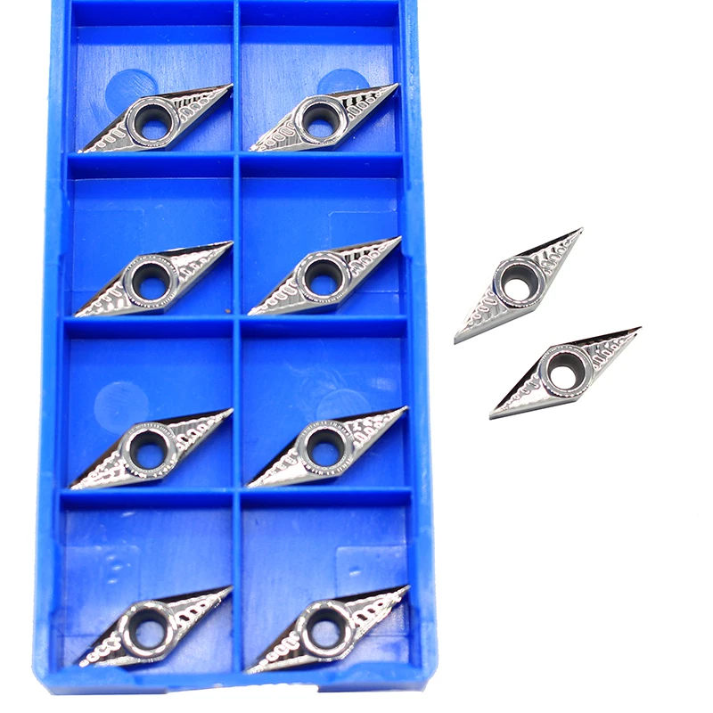 

VBGT110302 AK H01 CNC Milling tool alloy slotted Carbide insert cutter blade lathe tool holder tool aluminum