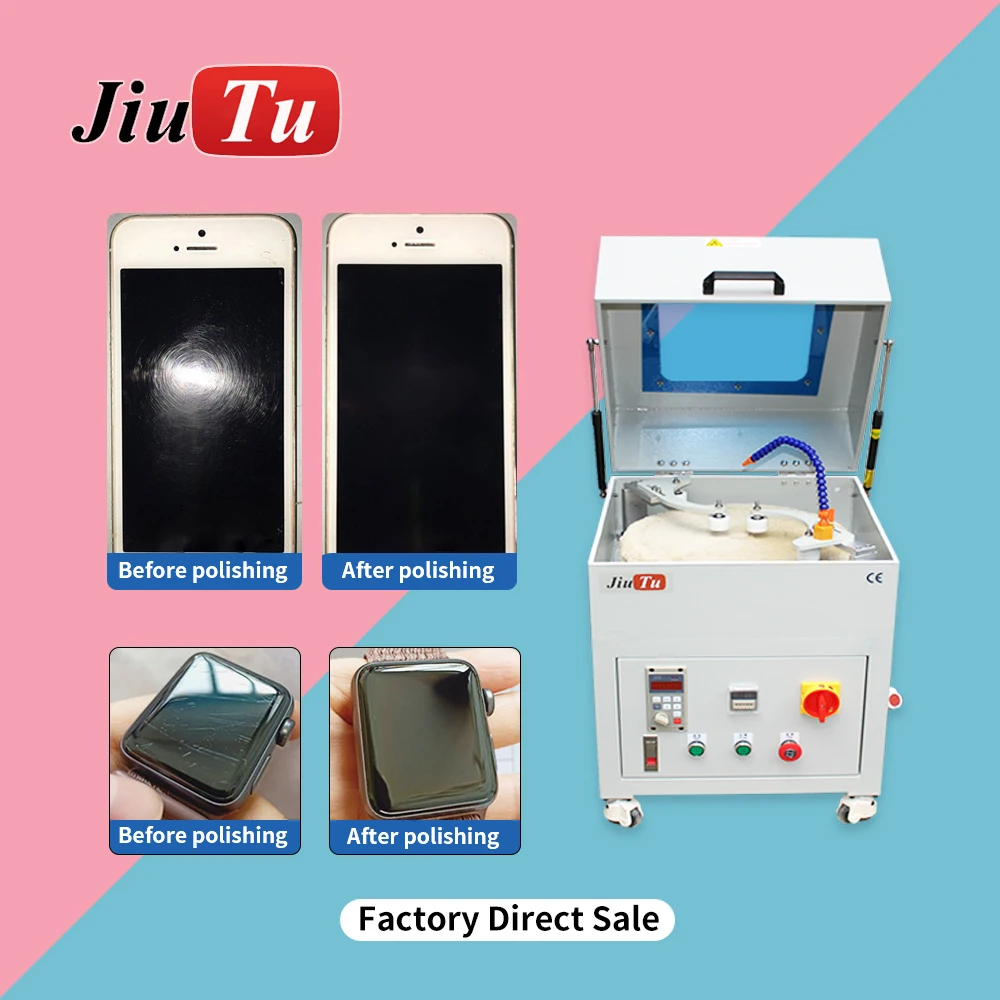 Buffing And Grinding Machine For iPhone 13 13Promax 14 14Promax  LCD Screen Repair Jiutu new strong water pump for polishing buffing machine powder and water mixture speed can be adjusted jiutu