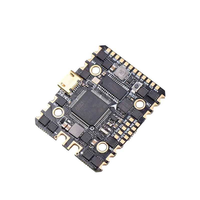 Контроллер полета JHEMCU GHF420AIO F4 OSD встроенный 20 А 35 blheli _ S 2-6S 4 в 1 ESC для