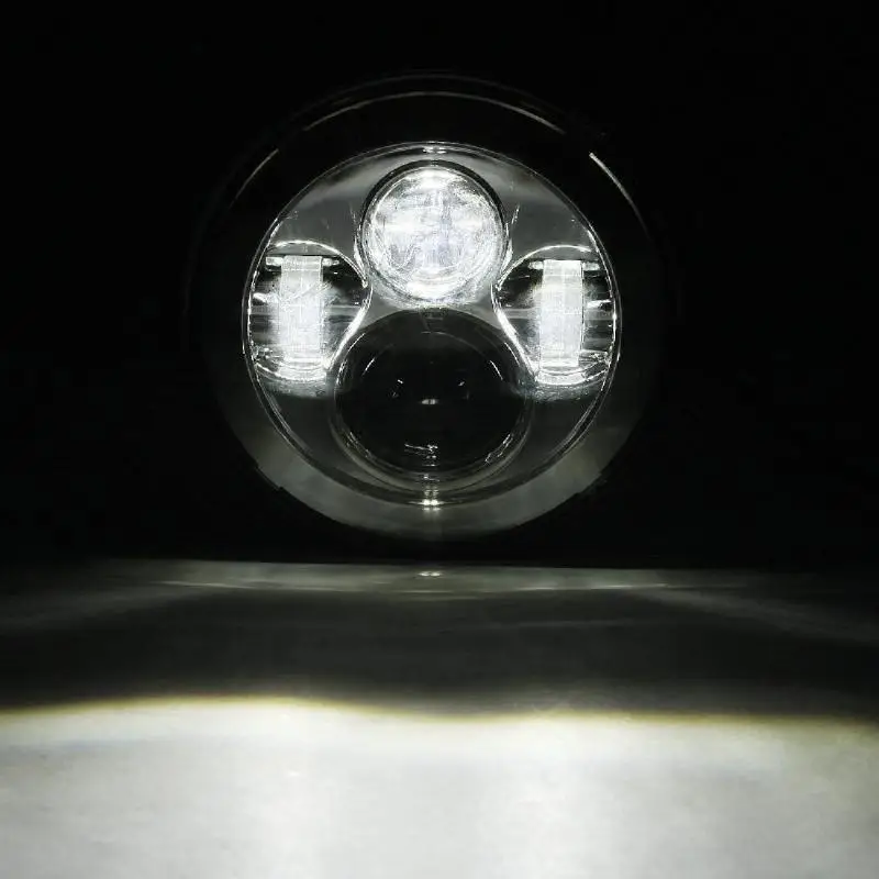 6000K 36W 7 дюймовый светодиодный светильник для мотоцикла белый Hi/Low Beam лампа DRL