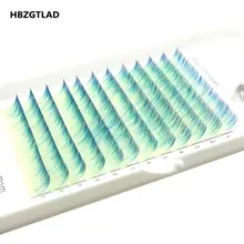 HBZGTLAD Абсолютно Новые Накладные ресницы C/D, 0,05 мм, 8-15 мм, черные+ белые ресницы, индивидуальные цветные ресницы, искусственные ресницы для наращивания