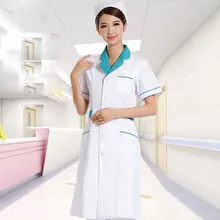 Medical Nurse Uniform Lab White Coat Pharmacy Beauty Hospital Clinic Work Wear Uniforms for Women Medical Clothes