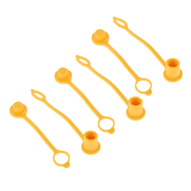 6Db Lágy Gumi Propán/Természetes Lp Gáz 3/8 "Gyors Leválasztás Csatlakoztassa A Porsapkát Grillhez - Image 5