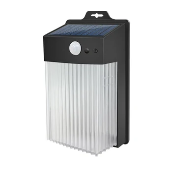 

Waterproof Wide Angle Decoration Solar Light Led Garden Smart Gift Outdoor Wall Mounted Lawn Body Induction Motion 3 Modes