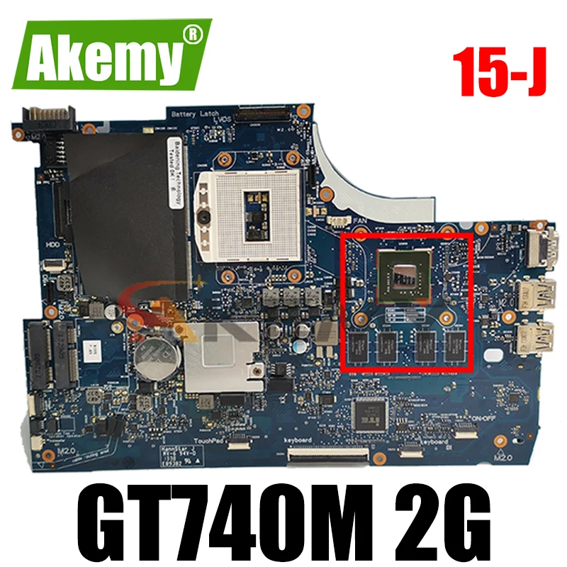 AKemy материнская плата для ноутбука HP Envy 15-J 15T-J GT740M 2G 720566-001 720566-501 6050A2548101 HM87 N14P-GV2-S-A1 |