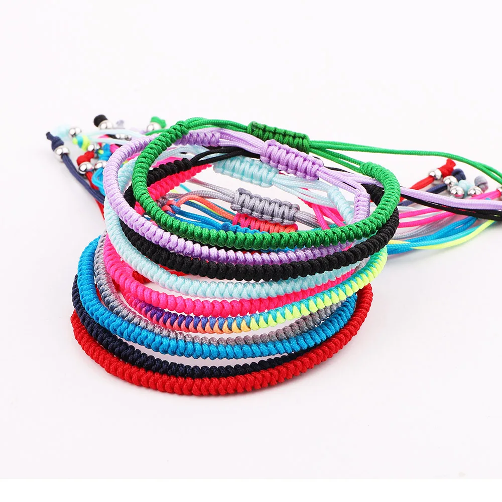 JARAVVI Handmade Cord Knot Braided Macrame Adjustable Woven String Friendship Bracelet Men Women Jewelry Gift - Image 2
