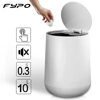 

Fypo Trash Can Dry-wet Separation Round Pressing Dustbin Kitchen Living Room Toilet Double-decker Waste Binns Garbage Can