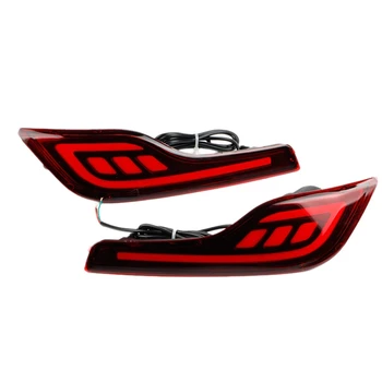 

1Pair Rear Bumper Reflector Light Chrome Reflector Fog Light For Honda Cr-V Crv 5Th Gen 2017 2018