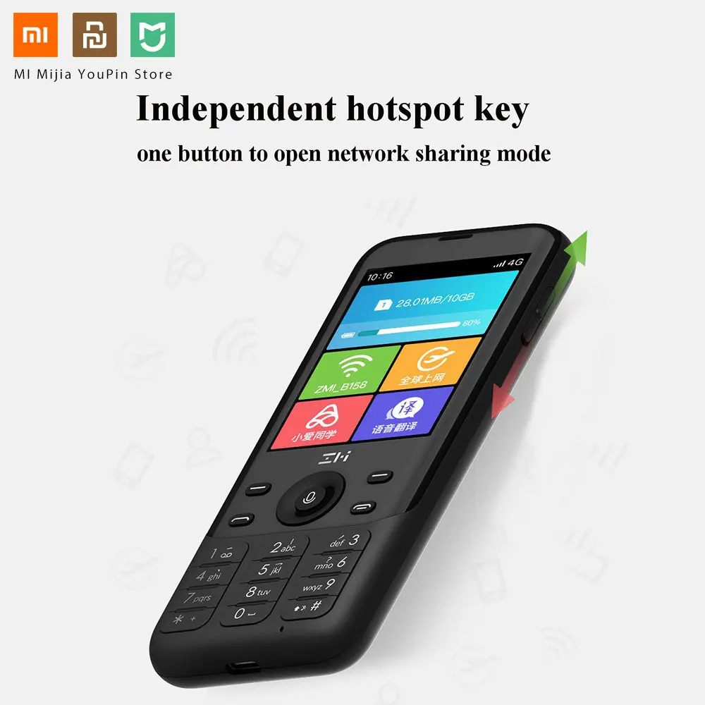 Xiaomi youpin ZMI Z1 4G сеть Wi Fi многопользовательская точка доступа обмен 5000 мАч power Bank
